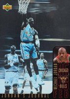 1996 Collector's Choice International German Jordan's Journal #J4 Michael Jordan Basketball Card