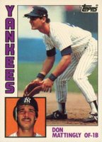 1984 Topps Tiffany #8 Don Mattingly Baseball Card