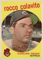 1959 Topps #420 Rocky Colavito Baseball Card