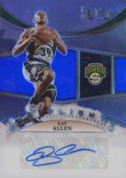 2022 Panini Select in Flight Signatures #IFSRAY Ray Allen Blue Basketball Card