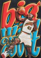 1996 Skybox Z-Force Big Man on Court #5 Shawn Kemp Basketball Card