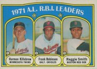 1972 O-Pee-Chee #88 A.L. R.B.I. Leaders Baseball Card