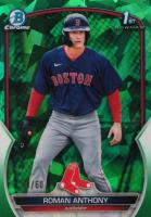 2023 Bowman Sapphire Edition Chrome Prospects #BCP71 Roman Anthony Green Baseball Card
