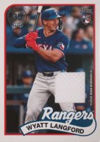 2024 Topps Update 1989 Topps Baseball Relics #WL Wyatt Langford Baseball Card