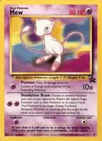 2000 Pokemon Promo Black Star #8 Mew Pokemon League TCG Card