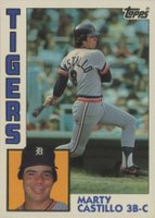 1984 Topps Tiffany #303 Marty Castillo Baseball Card