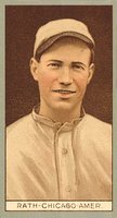 1912 Brown Backgrounds Broadleaf #155 Morris Rath Baseball Card