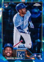 2023 Topps Chrome Update #USC8 Maikel Garcia Aqua/Blue Lava Lamp Refractor Baseball Card
