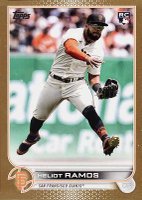 2022 Topps Update #US154 Heliot Ramos Gold Baseball Card