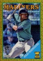2023 Topps Silver Pack 1988 Chrome Promo #T88CU58 Julio Rodriguez Update-Gold Baseball Card