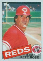 1985 Topps #600 Pete Rose Baseball Card
