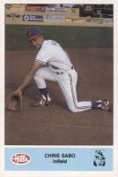 1987 Nashville Sounds Team Issue # Chris Sabo Baseball Card