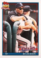 1991 Topps Traded #58T Bo Jackson Baseball Card