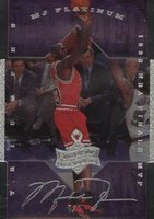 1999 Upper Deck MJ Athlete of the Century #84 Michael Jordan Platinum 1/1 Basketball Card