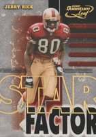 2000 Quantum Leaf Star Factor #SF21 Jerry Rice Football Card