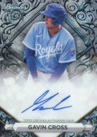 2023 Bowman Sterling Prospect Autographs #PAGC Gavin Cross Sterling Silver Baseball Card