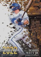 2023 Topps 2022 Greatest Hits #22GH19 Bobby Witt Jr. Baseball Card