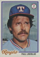 1978 Topps #314 Paul Lindblad Baseball Card