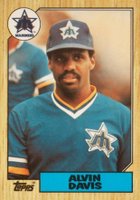 1987 Topps Tiffany #235 Alvin Davis Baseball Card