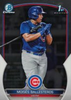 2023 Bowman Chrome Prospects #BCP11 Moises Ballesteros Baseball Card