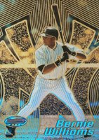 2002 Bowman's Best  #8 Bernie Williams Gold Baseball Card
