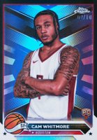 2023 Topps Chrome #133 Cam Whitmore Black Refractor Basketball Card
