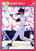 1989 Score Superstar #10 Don Mattingly Baseball Card