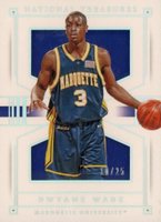 2016 Panini National Treasures Collegiate #15 Dwyane Wade Silver Basketball Card