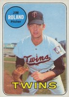 1969 Topps #336 Jim Roland Baseball Card