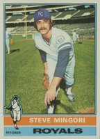 1976 Topps #541 Steve Mingori Baseball Card