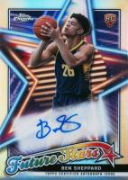 2023 Topps Chrome Future Stars Autographs #FSABES Ben Sheppard Basketball Card