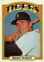 1972 Topps #385 Mickey Stanley Baseball Card