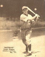 1934 Batter Up #171 Frank Higgins Baseball Card