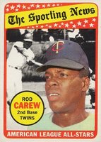 1969 Topps #419 Rod Carew All-Star Baseball Card