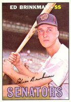 1967 Topps #311 Ed Brinkman Baseball Card