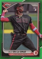 2024 Bowman #22 Elly de La Cruz Green Baseball Card