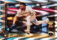 2025 Topps Chrome #262 Jackson Chourio Raywave Baseball Card