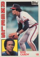 1984 Topps Tiffany #600 Rod Carew Baseball Card