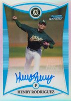 2008 Bowman Chrome Prospects #BCP278 Henry Rodriguez Refractor-Autograph Baseball Card