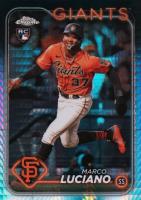2024 Topps Chrome #210 Marco Luciano Prism Refractor Baseball Card