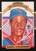 1987 Donruss #4 Darryl Strawberry Diamond Kings Baseball Card