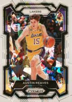 2023 Panini Prizm #76 Austin Reaves White Ice Basketball Card