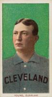 1909 White Borders El Principe De Gales #523 Cy Young Portrait Baseball Card