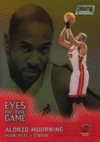 1999 Stadium Club Chrome Eyes Of The Game #EG9 Alonzo Mourning Basketball Card