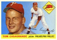 1955 Topps #167 Tom Casagrande Baseball Card