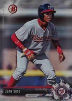 2017 Bowman Draft #BD162 Juan Soto Baseball Card