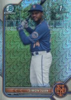 2022 Bowman Mega Box Chrome #170 Simon Juan Baseball Card