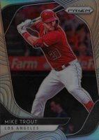 2020 Panini Prizm #196 Mike Trout Silver Prizm Baseball Card