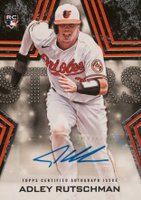 2023 Topps Baseball Stars Autographs #BSAARU Adley Rutschman Black Baseball Card