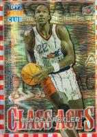 1996 Stadium Club Class Acts #CA7 Clyde Drexler/Hakeem Olajuwon Atomic Refractor Basketball Card